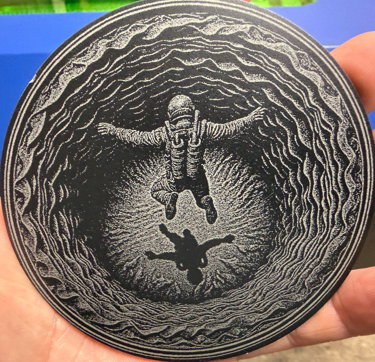 3D Spaceman Coaster 10cm Slate (Copy)