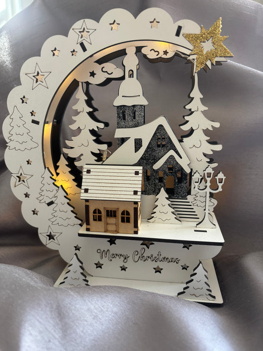 Festive Christmas Scene